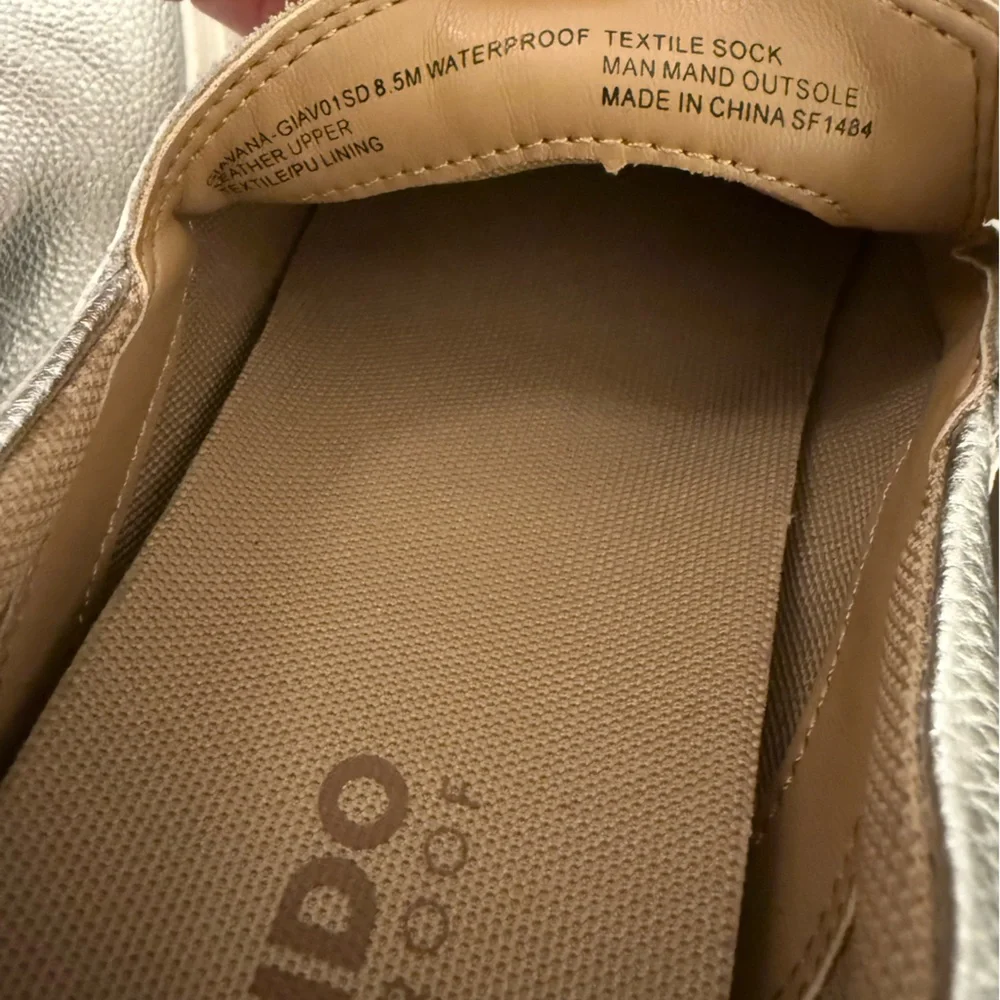 Blondo Giavana Silver Waterproof Shoes - Picture 7 of 11